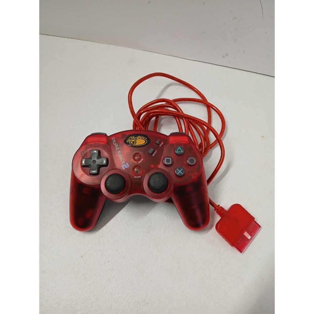 Mad‎ Catz Dual Force 2 Pro PlayStation Game Controller PlayStation 2 Red